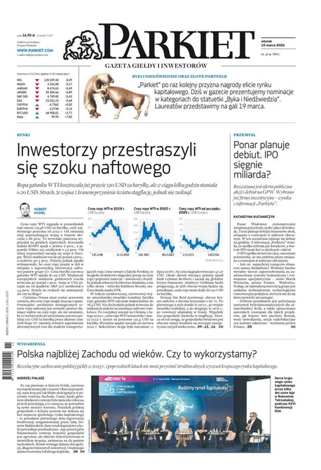 e-prasa: Parkiet &ndash; e-wydanie &ndash; 46/2026