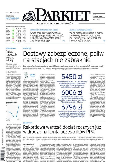 e-prasa: Parkiet &ndash; e-wydanie &ndash; 62/2026