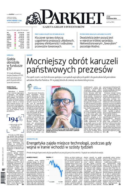 e-prasa: Parkiet &ndash; e-wydanie &ndash; 66/2026