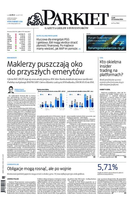 e-prasa: Parkiet &ndash; e-wydanie &ndash; 81/2026