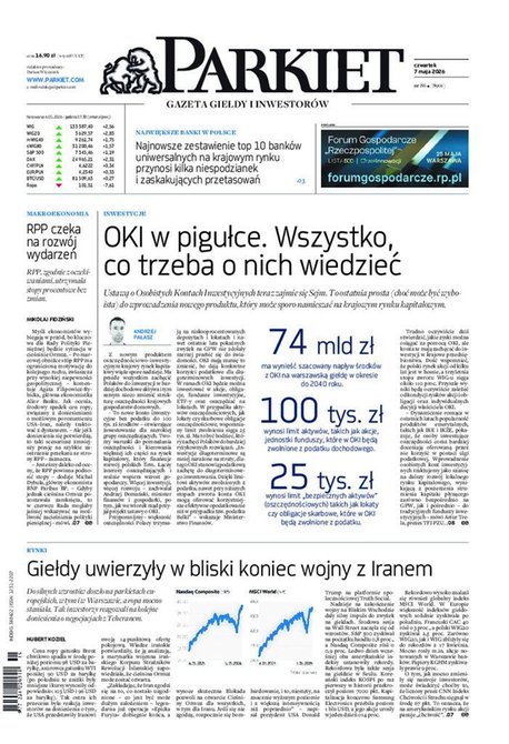 e-prasa: Parkiet &ndash; e-wydanie &ndash; 86/2026