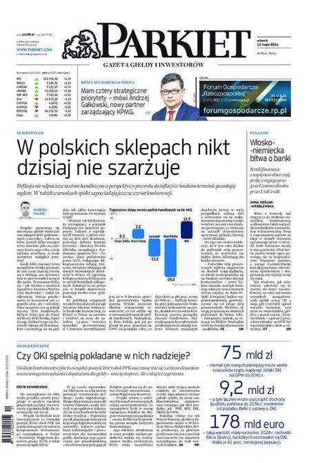 e-prasa: Parkiet &ndash; e-wydanie &ndash; 89/2026