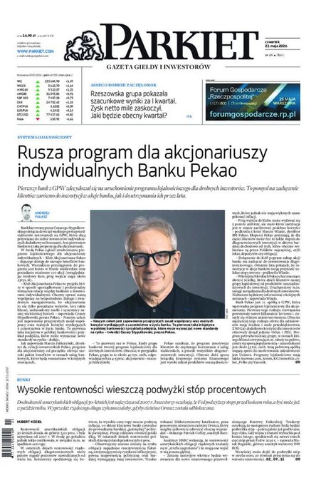 e-prasa: Parkiet &ndash; e-wydanie &ndash; 96/2026
