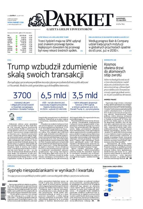 e-prasa: Parkiet &ndash; e-wydanie &ndash; 98/2026