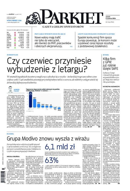 e-prasa: Parkiet – e-wydanie – 104/2026