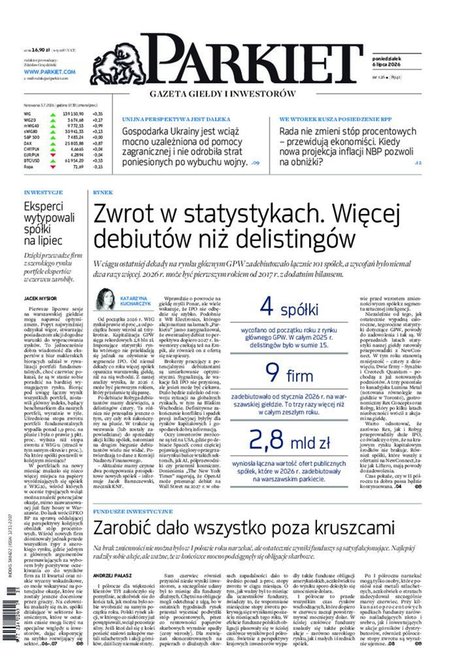 e-prasa: Parkiet &ndash; e-wydanie &ndash; 126/2026