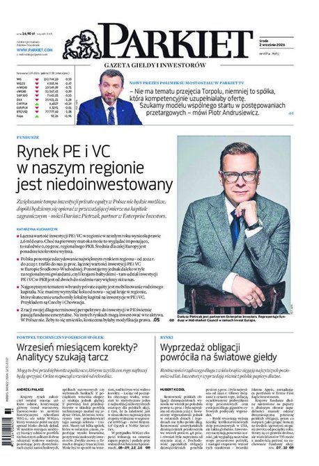 e-prasa: Parkiet &ndash; e-wydanie &ndash; 168/2026