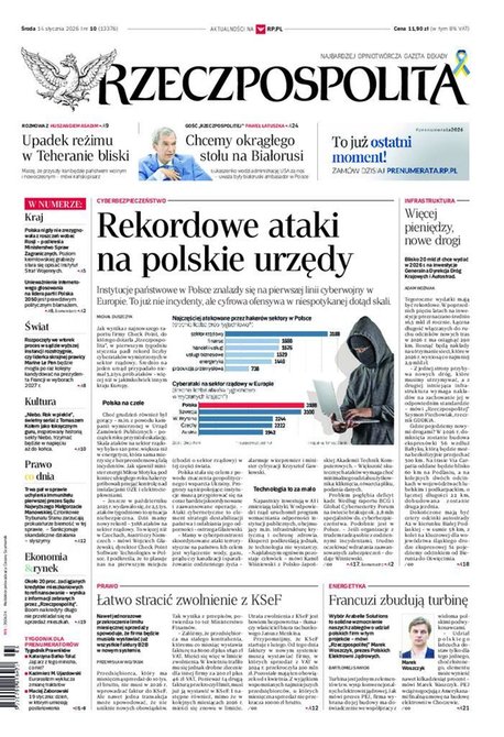 e-prasa: Rzeczpospolita &ndash; e-wydanie &ndash; 10/2026