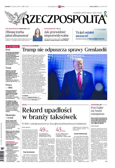 e-prasa: Rzeczpospolita &ndash; e-wydanie &ndash; 17/2026
