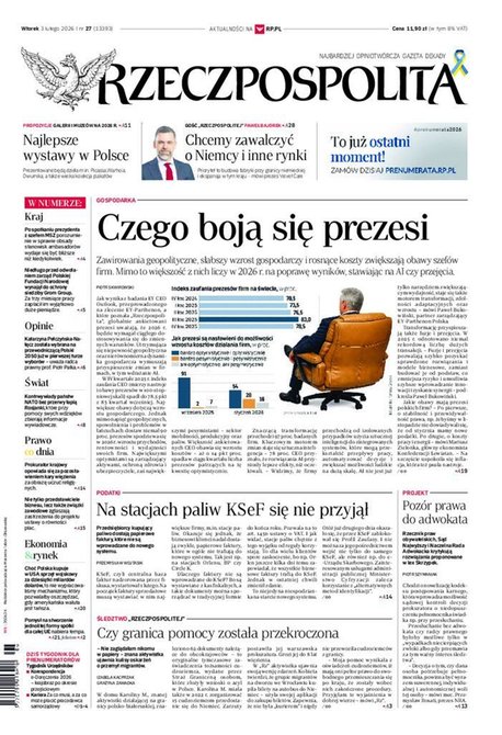 e-prasa: Rzeczpospolita &ndash; e-wydanie &ndash; 27/2026