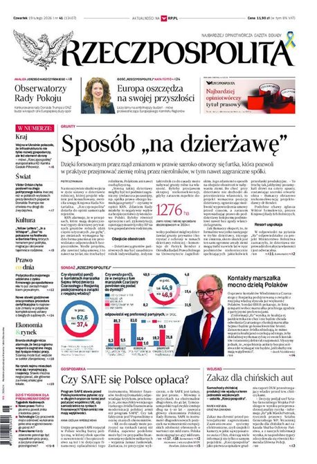 e-prasa: Rzeczpospolita &ndash; e-wydanie &ndash; 41/2026