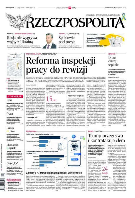 e-prasa: Rzeczpospolita &ndash; e-wydanie &ndash; 44/2026