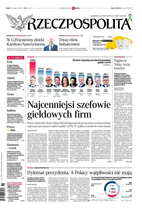 e-prasa: Rzeczpospolita &ndash; e-wydanie &ndash; 46/2026