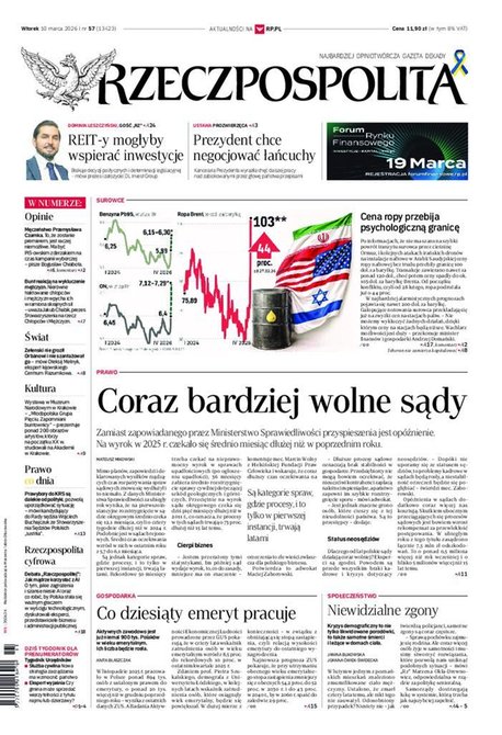 e-prasa: Rzeczpospolita &ndash; e-wydanie &ndash; 57/2026