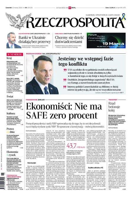 e-prasa: Rzeczpospolita &ndash; e-wydanie &ndash; 59/2026