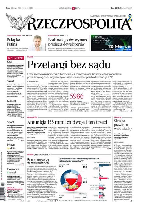 e-prasa: Rzeczpospolita &ndash; e-wydanie &ndash; 64/2026