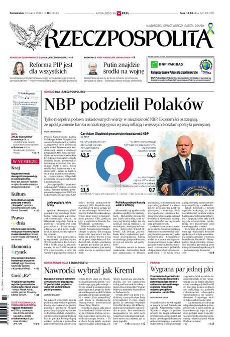 e-prasa: Rzeczpospolita &ndash; e-wydanie &ndash; 68/2026
