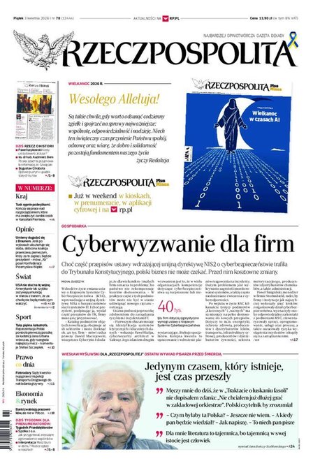 e-prasa: Rzeczpospolita &ndash; e-wydanie &ndash; 78/2026