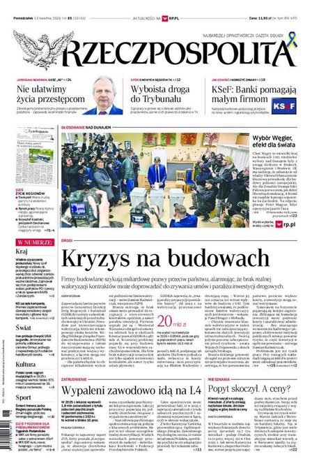 e-prasa: Rzeczpospolita &ndash; e-wydanie &ndash; 85/2026