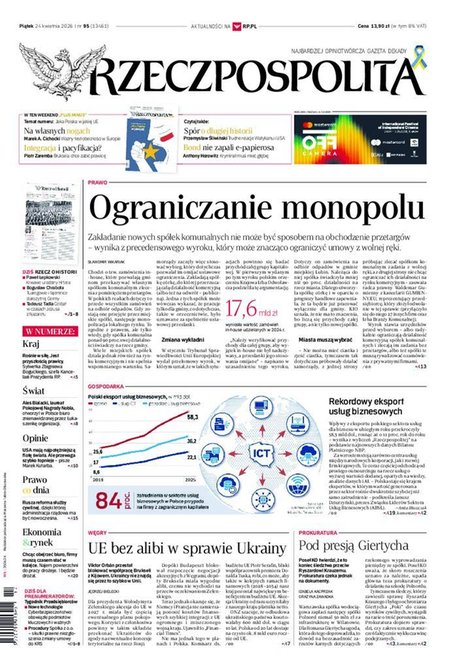e-prasa: Rzeczpospolita &ndash; e-wydanie &ndash; 95/2026