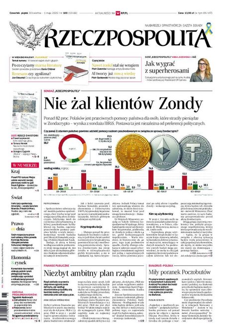 e-prasa: Rzeczpospolita &ndash; e-wydanie &ndash; 100/2026