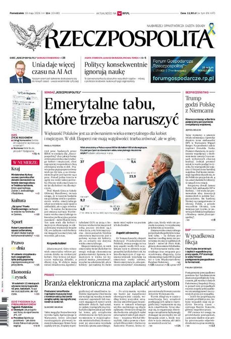 e-prasa: Rzeczpospolita &ndash; e-wydanie &ndash; 114/2026