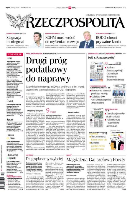 e-prasa: Rzeczpospolita &ndash; e-wydanie &ndash; 124/2026