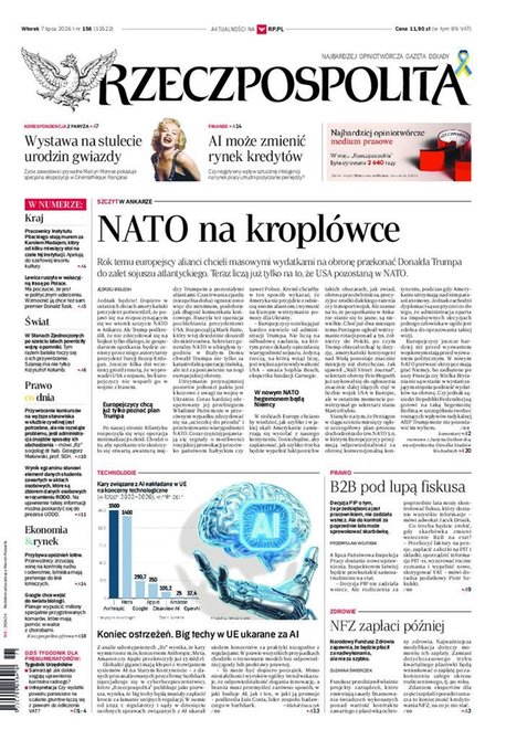 e-prasa: Rzeczpospolita &ndash; e-wydanie &ndash; 156/2026