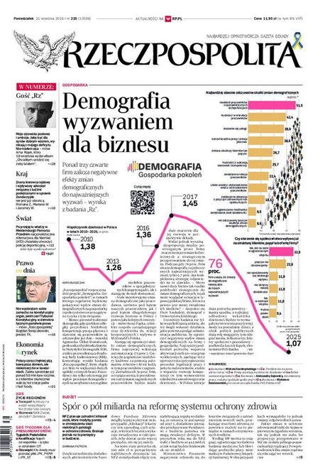 e-prasa: Rzeczpospolita &ndash; e-wydanie &ndash; 220/2026