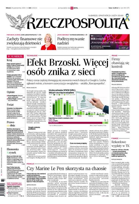 e-prasa: Rzeczpospolita &ndash; e-wydanie &ndash; 245/2026