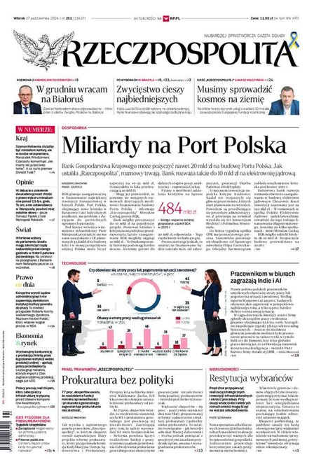 e-prasa: Rzeczpospolita &ndash; e-wydanie &ndash; 251/2026