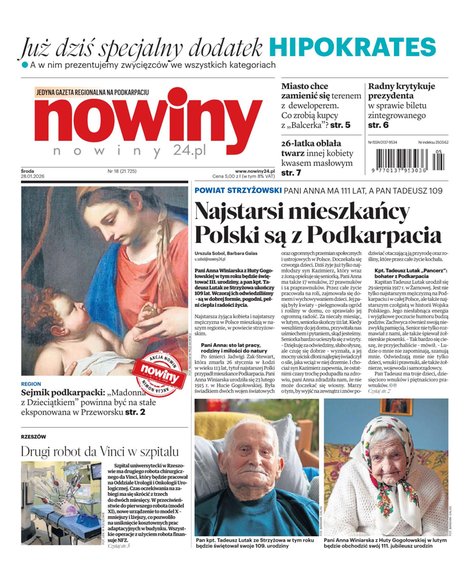 e-prasa: Nowiny &ndash; e-wydanie &ndash; 18/2026