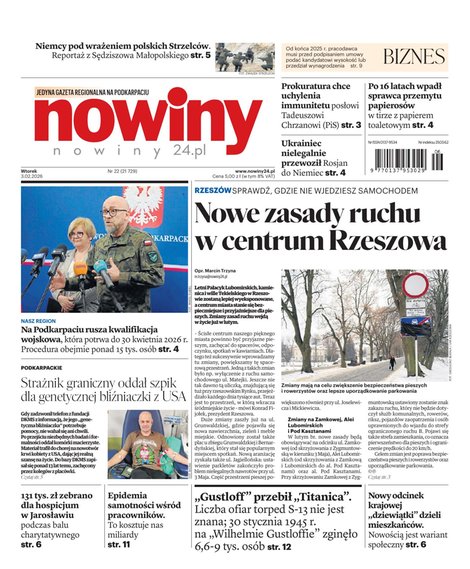 e-prasa: Nowiny &ndash; e-wydanie &ndash; 22/2026