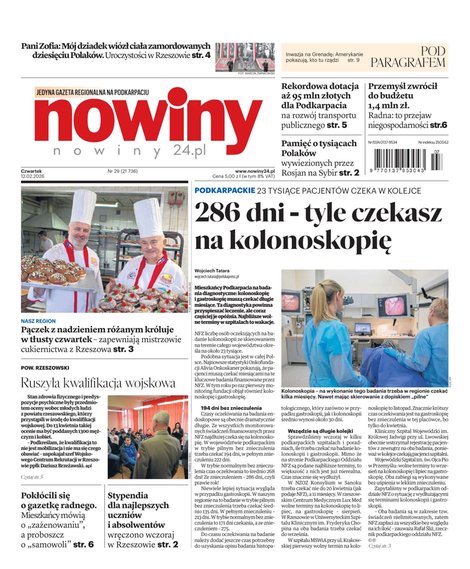 e-prasa: Nowiny &ndash; e-wydanie &ndash; 29/2026
