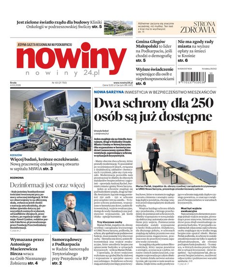 e-prasa: Nowiny &ndash; e-wydanie &ndash; 43/2026