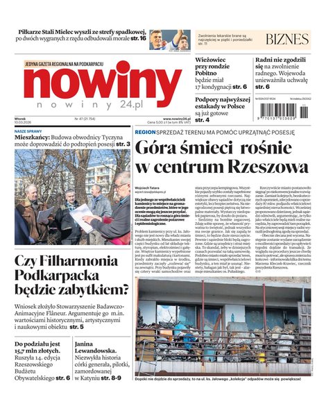 e-prasa: Nowiny &ndash; e-wydanie &ndash; 47/2026