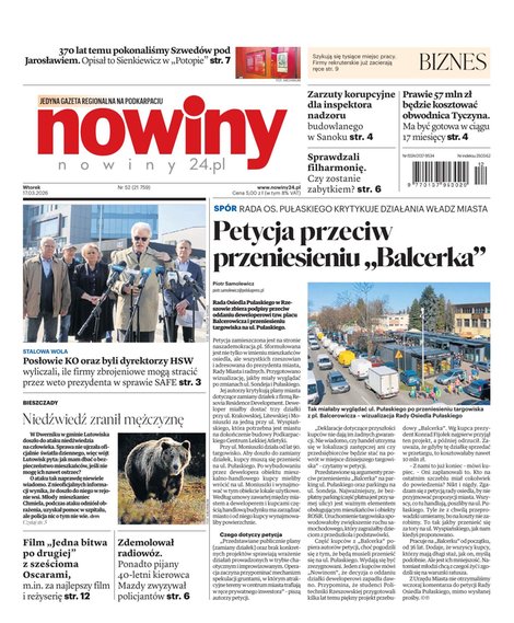e-prasa: Nowiny &ndash; e-wydanie &ndash; 52/2026