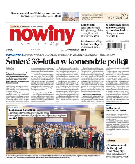 e-prasa: Nowiny &ndash; e-wydanie &ndash; 59/2026