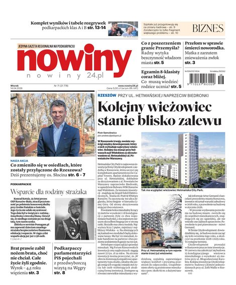 e-prasa: Nowiny &ndash; e-wydanie &ndash; 71/2026
