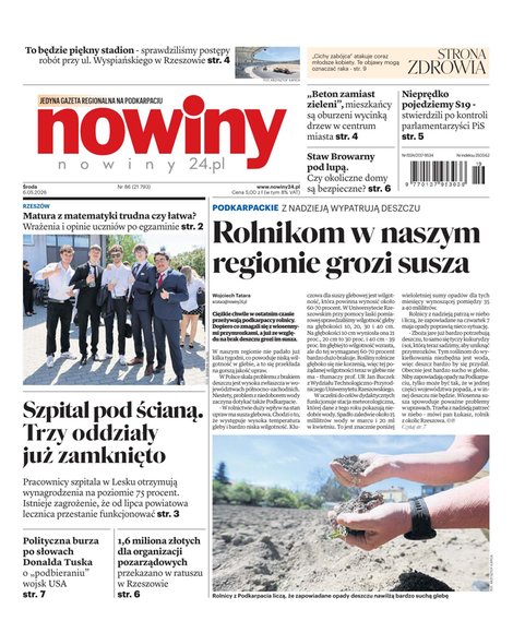 e-prasa: Nowiny &ndash; e-wydanie &ndash; 86/2026