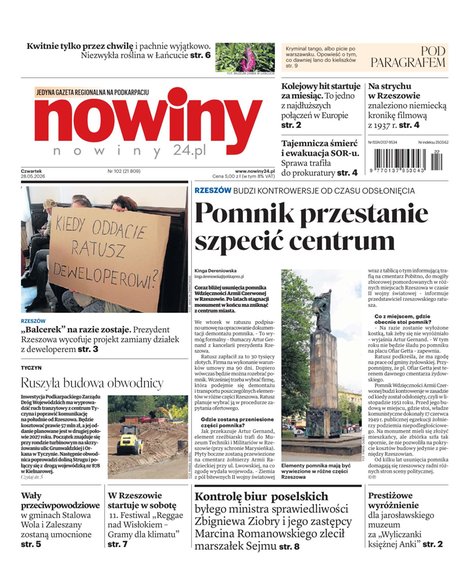 e-prasa: Nowiny &ndash; e-wydanie &ndash; 102/2026