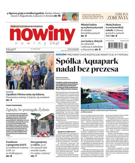 e-prasa: Nowiny &ndash; e-wydanie &ndash; 106/2026