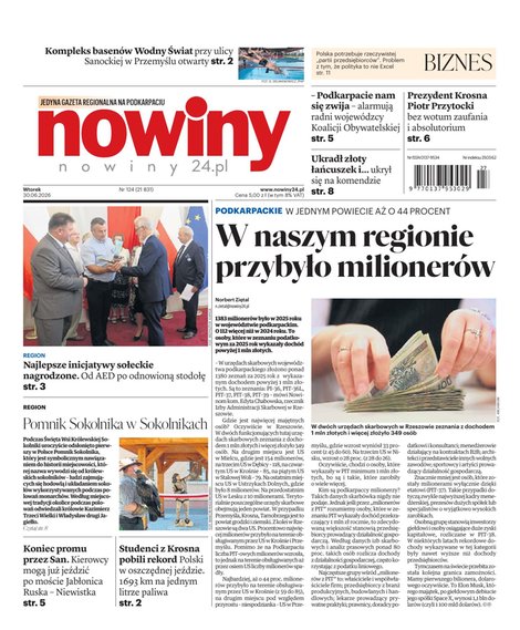 e-prasa: Nowiny &ndash; e-wydanie &ndash; 124/2026