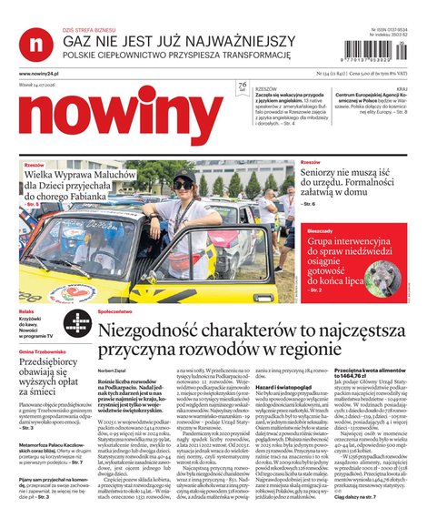 e-prasa: Nowiny &ndash; e-wydanie &ndash; 134/2026
