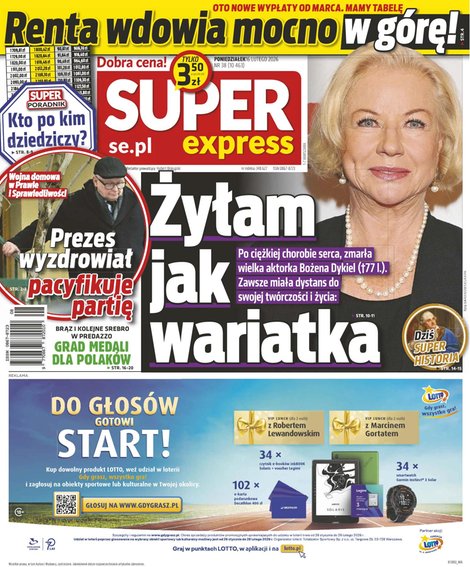 e-prasa: Super Express &ndash; e-wydanie &ndash; 38/2026