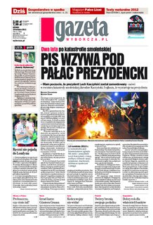 e-prasa: Gazeta Wyborcza - Rzeszów – 84/2012