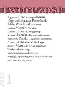 e-prasa: Twórczość – 1/2019