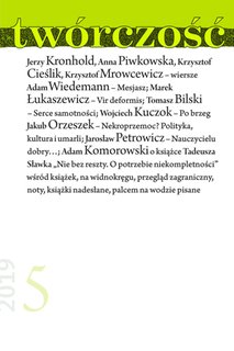 e-prasa: Twórczość – 5/2019