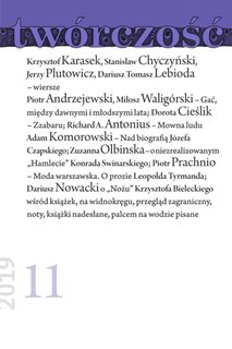 e-prasa: Twórczość – 11/2019