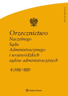 e-prasa: Orzecznictwo Naczelnego Sądu Administracyjnego i WSA – 6/2021